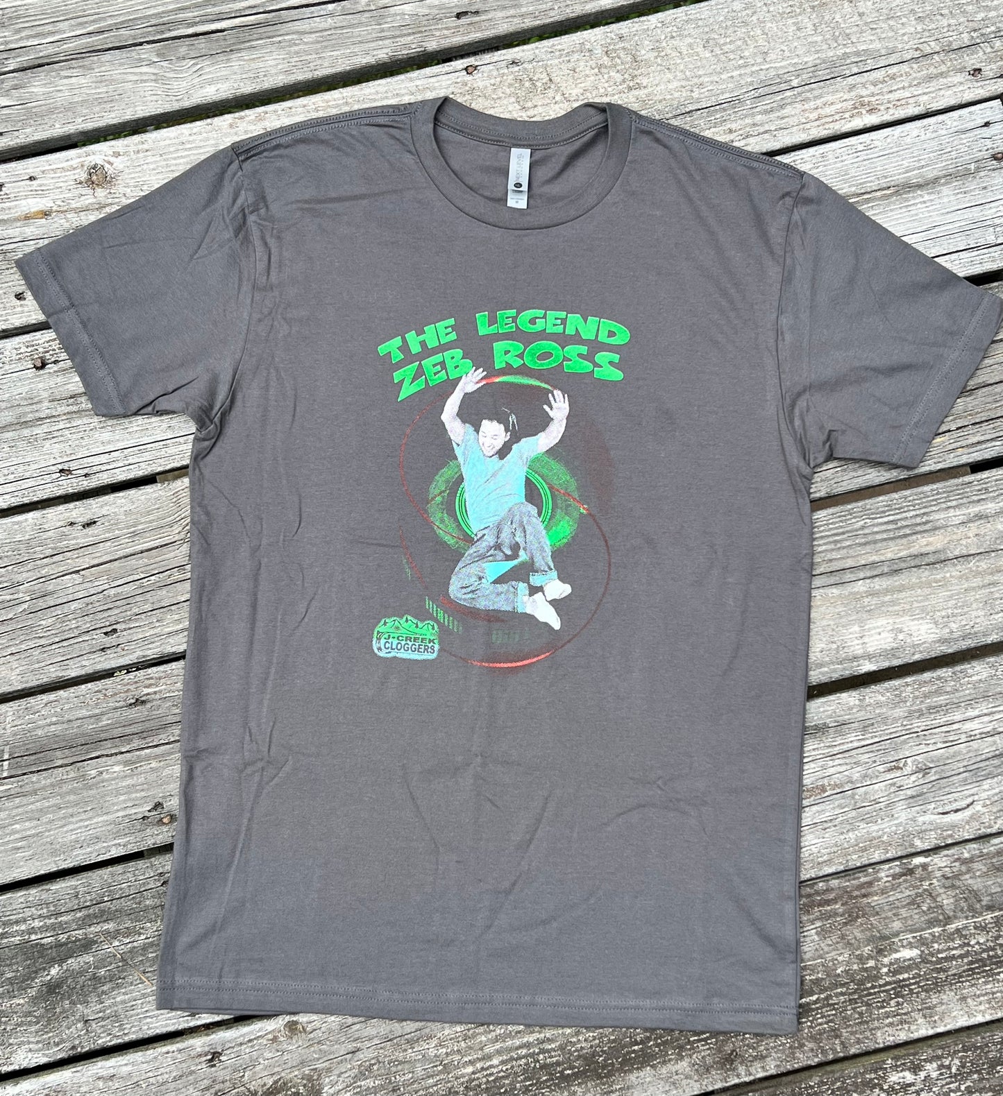 The Legend Zeb Ross T-Shirt: Heavy Metal Gray