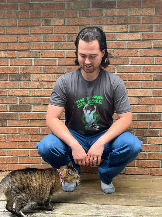 The Legend Zeb Ross Heavy Metal Gray Shirt