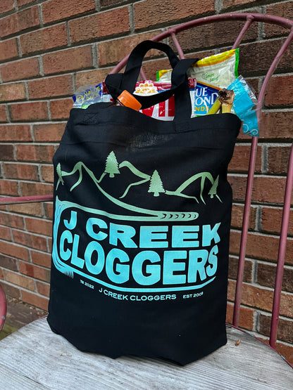 Black J Creek Cloggers Tote Bag