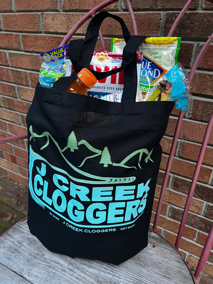 Black J Creek Cloggers Tote Bag