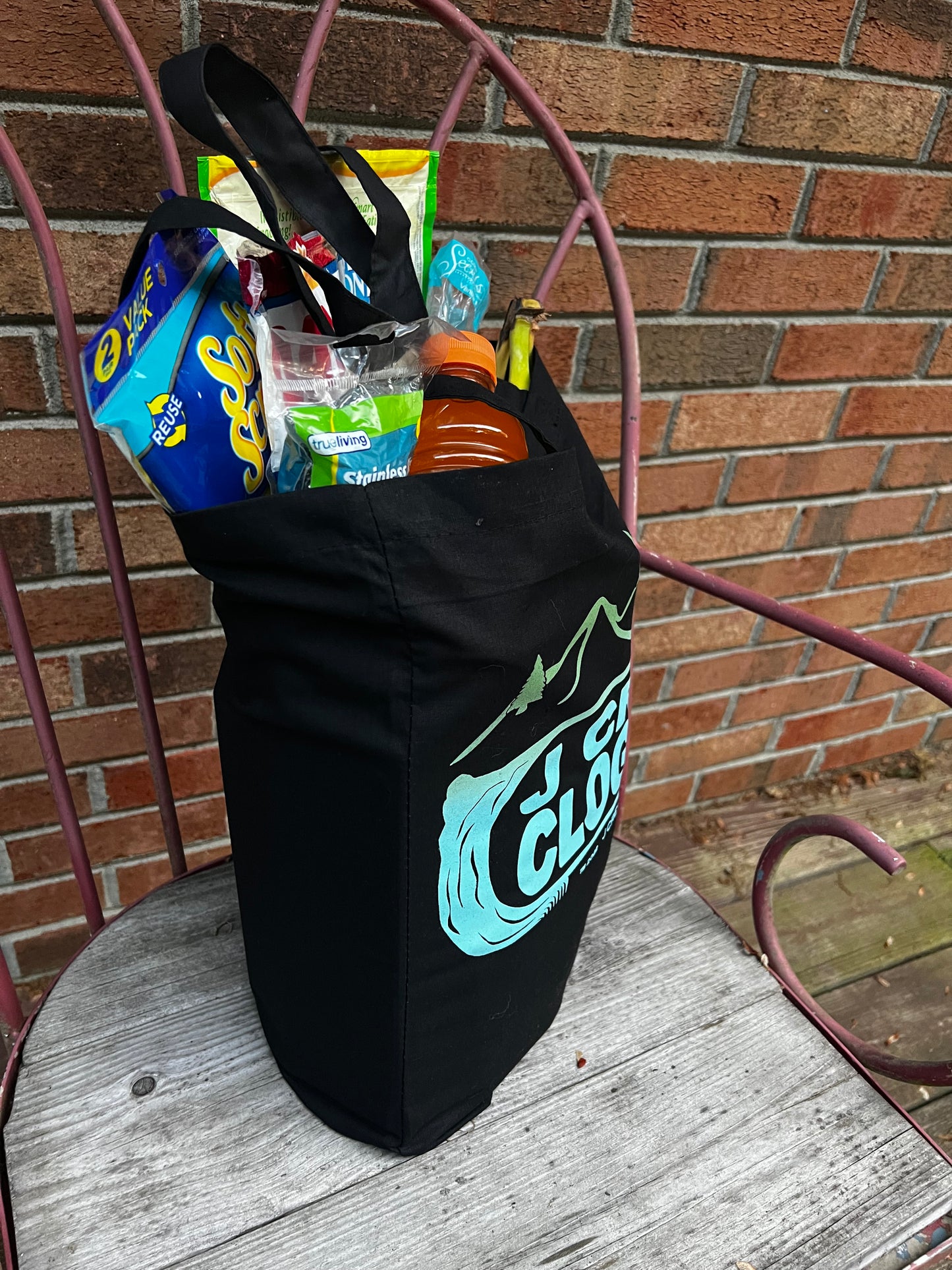 Black J Creek Cloggers Tote Bag