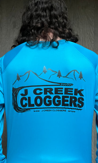 J Creek Cloggers ™ Long Sleeve Activewear Shirt