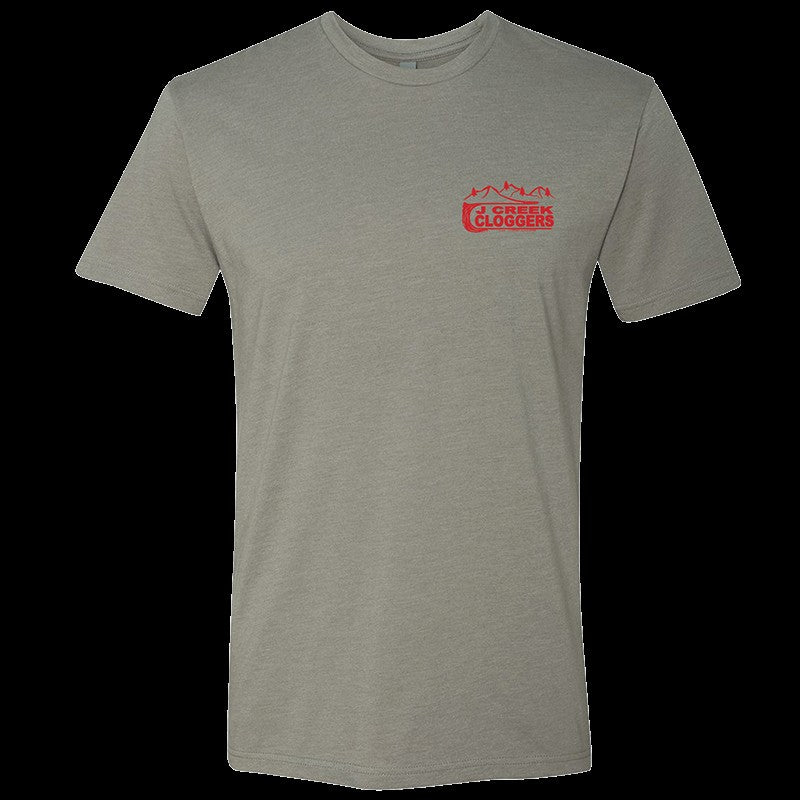 Gray Americana J Creek Cloggers T-shirt